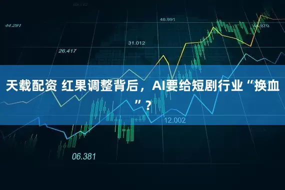 天载配资 红果调整背后，AI要给短剧行业“换血”？